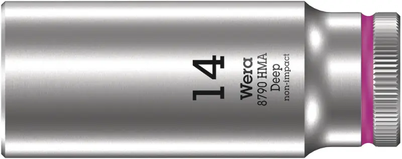 Wera 004511 Nástrčná hlavice Zyklop 1/4" 6hran 14 mm typ 8790 HMA - prodloužená (W05004511001)