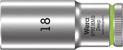 Wera 004540 Nástrčná hlavice 3/8" 18 mm Typ 8790 HMB Deep, prodloužená (W05004540001)