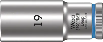 Wera 004541 Nástrčná hlavice 3/8" 19 mm Typ 8790 HMB Deep, prodloužená (W05004541001)