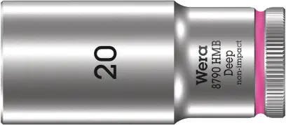 Wera 004542 Nástrčná hlavice 3/8" 20 mm Typ 8790 HMB Deep, prodloužená (W05004542001)