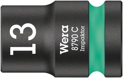 Wera 004570  Nástrčná hlavic 1/2"  13 mm Typ 8790 C Impaktor, rázová (W05004570001)