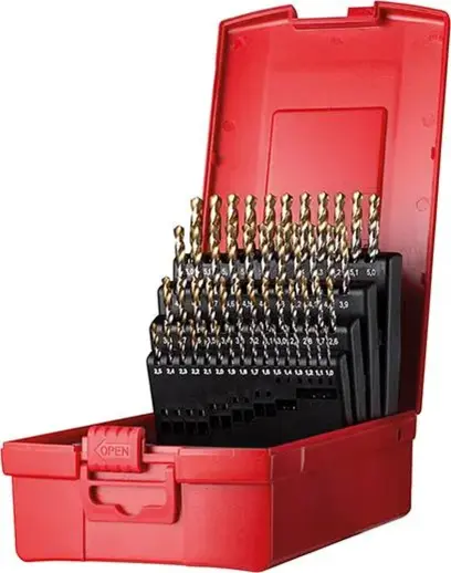 Sada spir.vrtáku 1-6mm x0,1 in A002 v boxu 118G ty