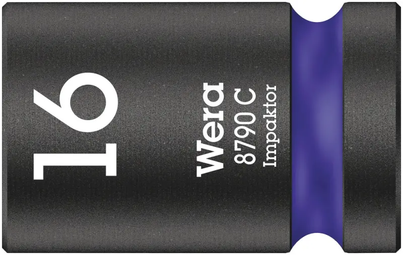 Wera 004573  Nástrčná hlavic 1/2"  16 mm Typ 8790 C Impaktor, rázová (W05004573001)