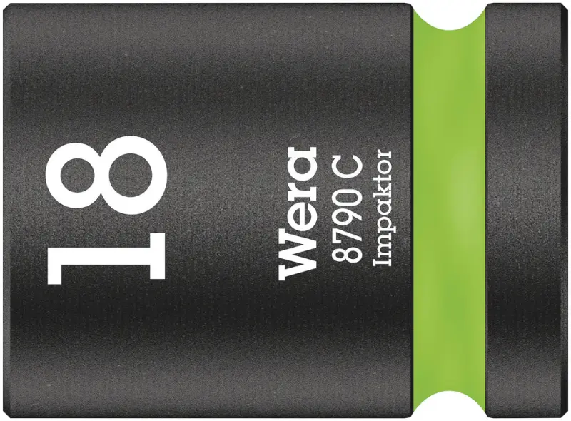 Wera 004575  Nástrčná hlavic 1/2"  18 mm Typ 8790 C Impaktor, rázová (W05004575001)