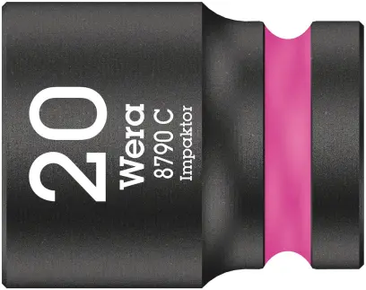 Wera 004577  Nástrčná hlavic 1/2"  20 mm Typ 8790 C Impaktor, rázová (W05004577001)
