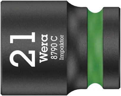 Wera 004578  Nástrčná hlavic 1/2"  21 mm Typ 8790 C Impaktor, rázová (W05004578001)