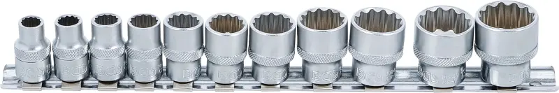 Nástrčné hlavice 3/8", 12ti BGS 9112 hranné, palcové, 11 dí (BGS109112)