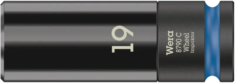 Wera 004591 Nástrčná hlavice 1/2" 19 mm Typ 8790 C Wheel Impaktor, rázová (W05004591001)