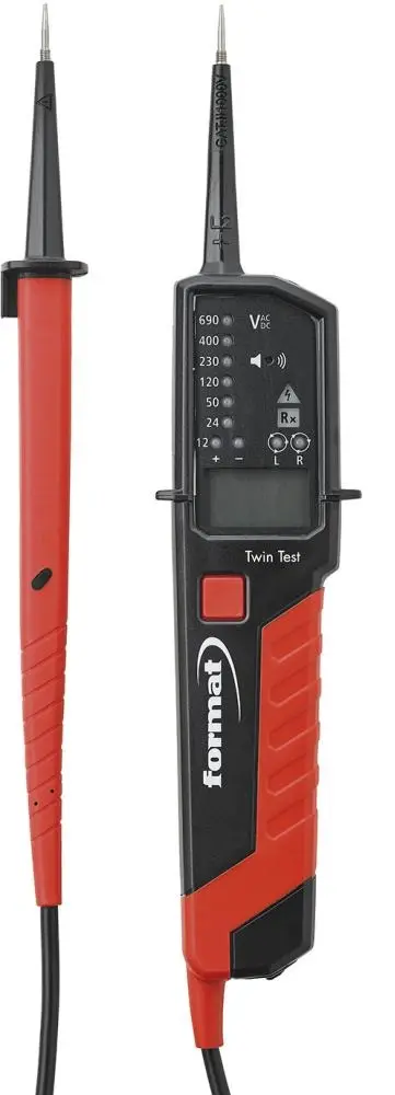 Zkousecka napetí 1000V 2pólová digitální FORMAT (EDE55790015)