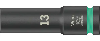 Wera 004830 Nástrčná hlavice 1/2" 13 mm typ 8790 C Impaktor Deep, dlouhá, rázová (W05004830001)