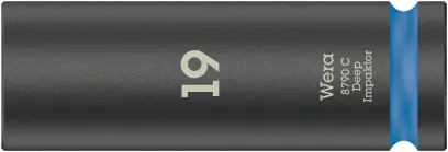 Wera 004836 Nástrčná hlavice 1/2" 19 mm typ 8790 C Impaktor Deep, dlouhá, rázová (W05004836001)