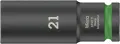 Wera 004837 Nástrčná hlavice 1/2" 21 mm typ 8790 C Impaktor Deep, dlouhá, rázová (W05004837001)