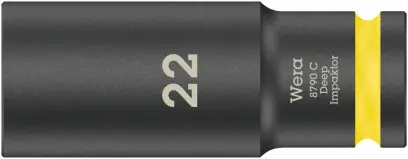 Wera 004838 Nástrčná hlavice 1/2" 22 mm typ 8790 C Impaktor Deep, dlouhá, rázová (W05004838001)
