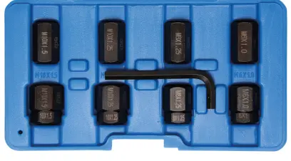 Nářadí BGS 9185 na rozpěrné šrouby pro hlavu válce 9 dílů (BGS109185)