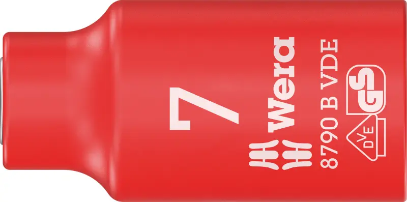 Wera 004951 Nástrčná hlavice 3/8" 7 mm typ 8790 B Zyklop VDE, izolovaná (W05004951001)