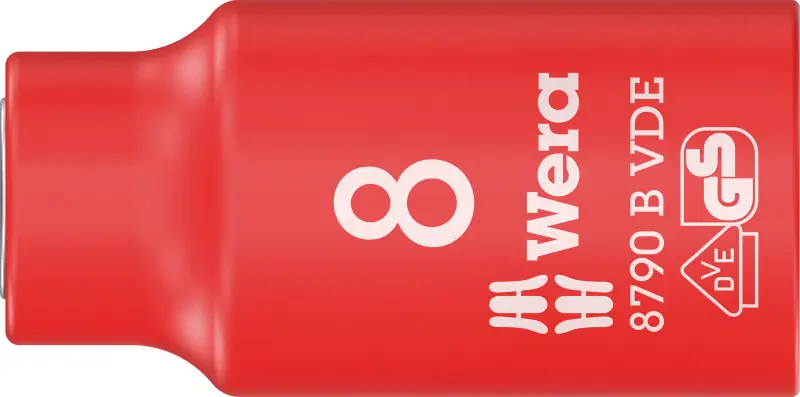 Wera 004952 Nástrčná hlavice 3/8" 8 mm typ 8790 B Zyklop VDE, izolovaná (W05004952001)