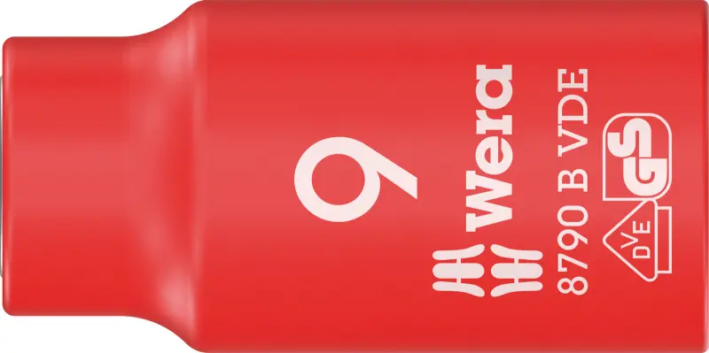 Wera 004953 Nástrčná hlavice 3/8" 9 mm typ 8790 B Zyklop VDE, izolovaná (W05004953001)