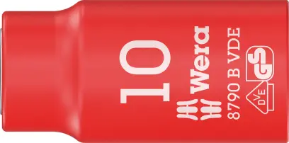 Wera 004954 Nástrčná hlavice 3/8" 10 mm typ 8790 B Zyklop VDE, izolovaná (W05004954001)