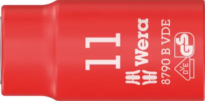 Wera 004955 Nástrčná hlavice 3/8" 11 mm typ 8790 B Zyklop VDE, izolovaná (W05004955001)