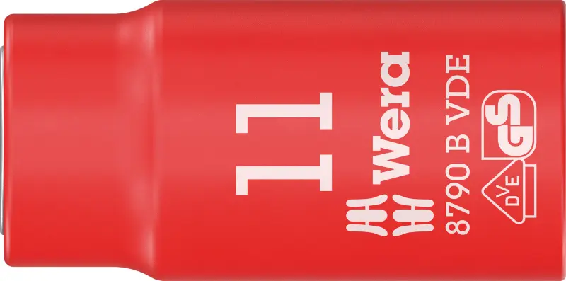 Wera 004955 Nástrčná hlavice 3/8" 11 mm typ 8790 B Zyklop VDE, izolovaná (W05004955001)