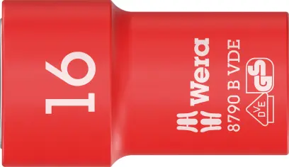 Wera 004960 Nástrčná hlavice 3/8" 16 mm typ 8790 B Zyklop VDE, izolovaná (W05004960001)