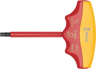Wera 004981 indikátor utahovacího momentu 5 x 5,0 Nm typ 400 i VDE Hex, T rukojeť, izolovaný (W05004981001)