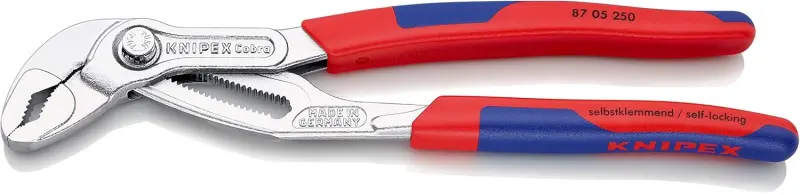 Kleště Knipex 87 05 250 trubkové "COBRA" chrom. (K 87 05 250)