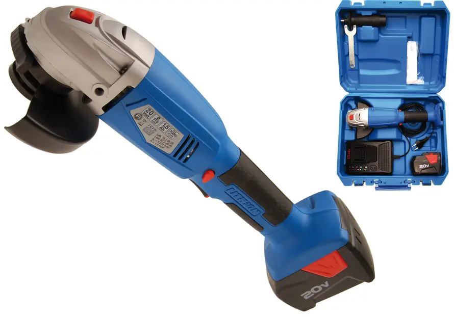 Aku úhlová bruska 115 mm BGS109258 (20V/1,5 Ah Li-ion) (BGS109258)