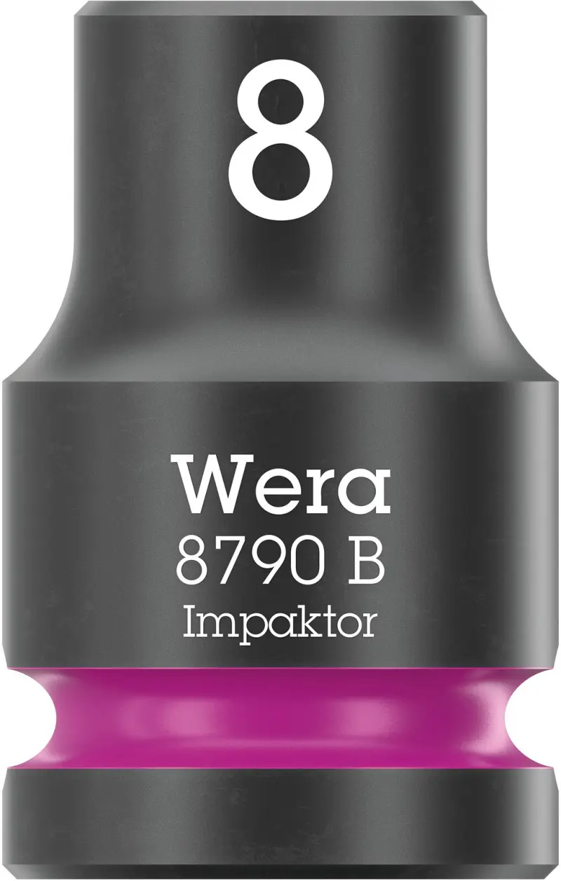 Wera 005500 Nástrčná hlavice 3/8" 6hran 8,0 mm Impaktor 8790 B, rázová (W05005500001)