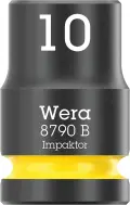 Wera 005501 Nástrčná hlavice 3/8" 6hran 10,0 mm Impaktor 8790 B, rázová (W05005501001)
