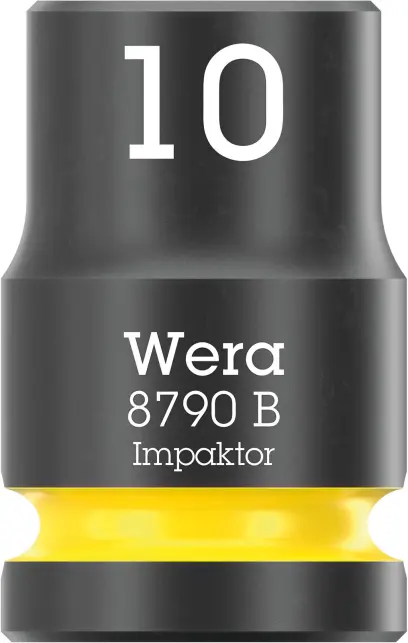 Wera 005501 Nástrčná hlavice 3/8" 6hran 10,0 mm Impaktor 8790 B, rázová (W05005501001)