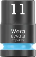 Wera 005502 Nástrčná hlavice 3/8" 6hran 11,0 mm Impaktor 8790 B, rázová (W05005502001)
