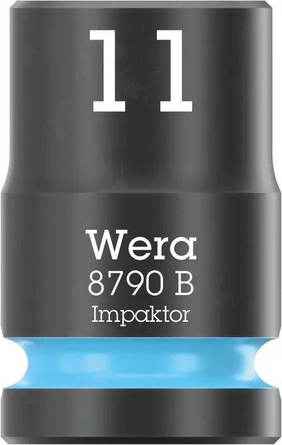 Wera 005502 Nástrčná hlavice 3/8" 6hran 11,0 mm Impaktor 8790 B, rázová (W05005502001)