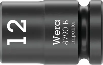 Wera 005503 Nástrčná hlavice 3/8" 6hran 12,0 mm Impaktor 8790 B, rázová (W05005503001)