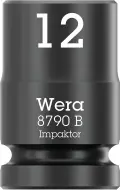Wera 005503 Nástrčná hlavice 3/8" 6hran 12,0 mm Impaktor 8790 B, rázová (W05005503001)