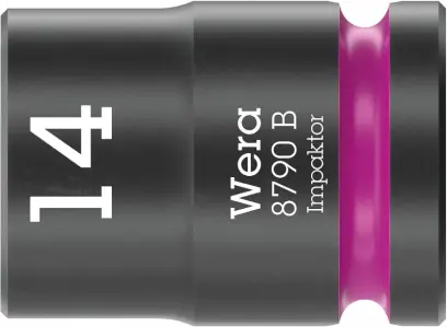Wera 005505 Nástrčná hlavice 3/8" 6hran 14,0 mm Impaktor 8790 B, rázová (W05005505001)