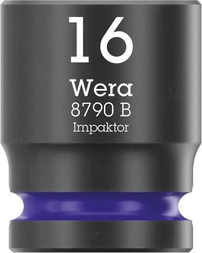 Wera 005507 Nástrčná hlavice 3/8" 6hran 16,0 mm Impaktor 8790 B, rázová (W05005507001)