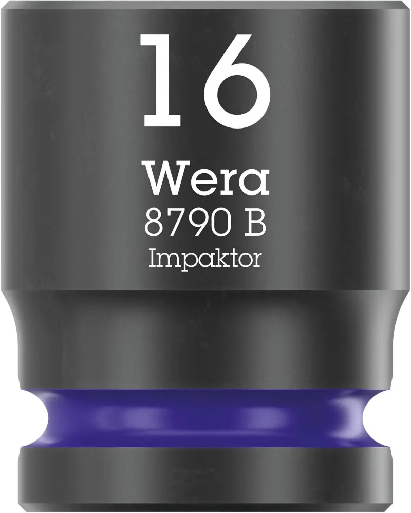 Wera 005507 Nástrčná hlavice 3/8" 6hran 16,0 mm Impaktor 8790 B, rázová (W05005507001)