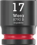 Wera 005508 Nástrčná hlavice 3/8" 6hran 17,0 mm Impaktor 8790 B, rázová (W05005508001)