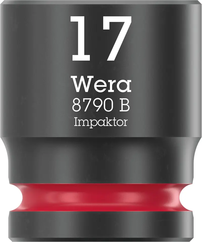 Wera 005508 Nástrčná hlavice 3/8" 6hran 17,0 mm Impaktor 8790 B, rázová (W05005508001)