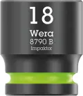 Wera 005509 Nástrčná hlavice 3/8" 6hran 18,0 mm Impaktor 8790 B, rázová (W05005509001)