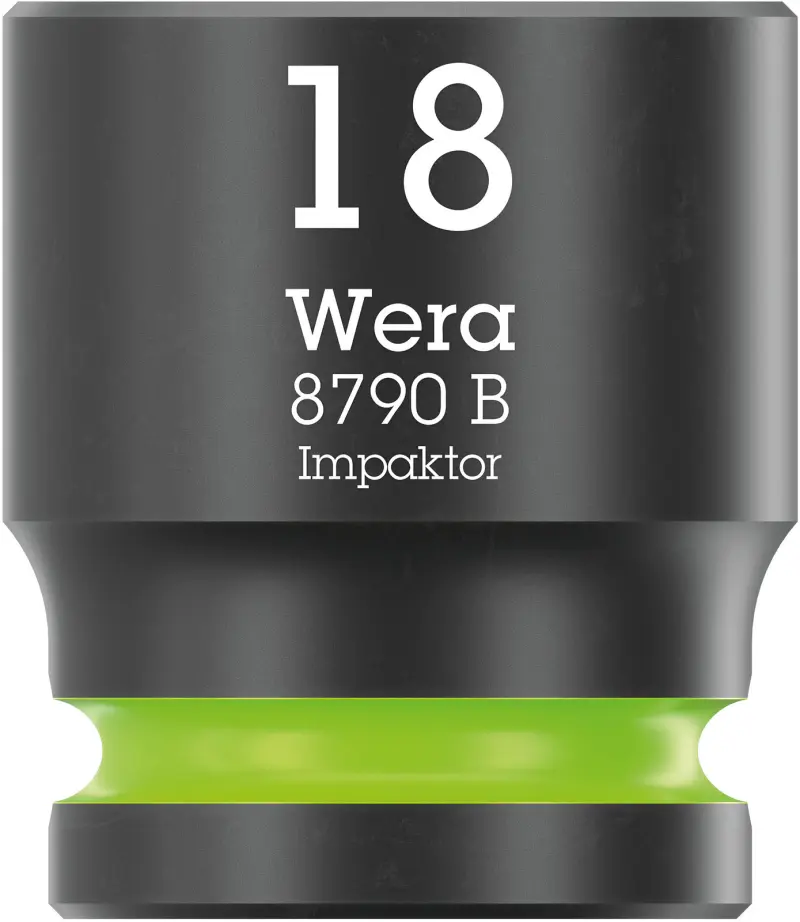 Wera 005509 Nástrčná hlavice 3/8" 6hran 18,0 mm Impaktor 8790 B, rázová (W05005509001)
