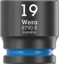 Wera 005510 Nástrčná hlavice 3/8" 6hran 19,0 mm Impaktor 8790 B, rázová (W05005510001)