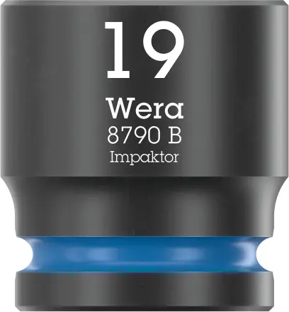 Wera 005510 Nástrčná hlavice 3/8" 6hran 19,0 mm Impaktor 8790 B, rázová (W05005510001)