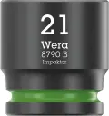 Wera 005511 Nástrčná hlavice 3/8" 6hran 21,0 mm Impaktor 8790 B, rázová (W05005511001)