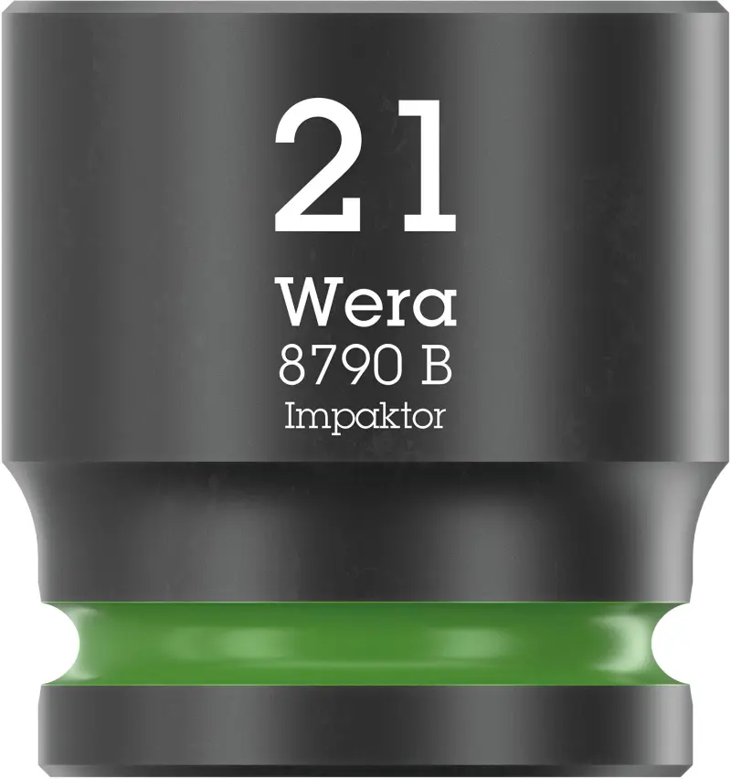 Wera 005511 Nástrčná hlavice 3/8" 6hran 21,0 mm Impaktor 8790 B, rázová (W05005511001)