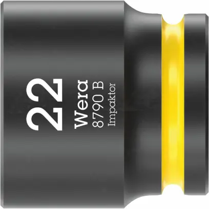 Wera 005512 Nástrčná hlavice 3/8" 6hran 22,0 mm Impaktor 8790 B, rázová (W05005512001)