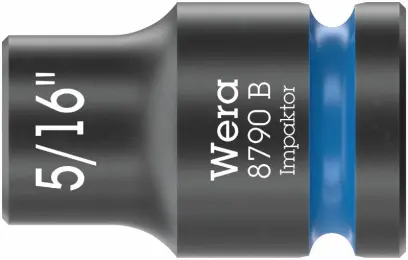 Wera 005515 Nástrčná hlavice 3/8" 6hran 5/16" Impaktor 8790 B, palcová, rázová (W05005515001)
