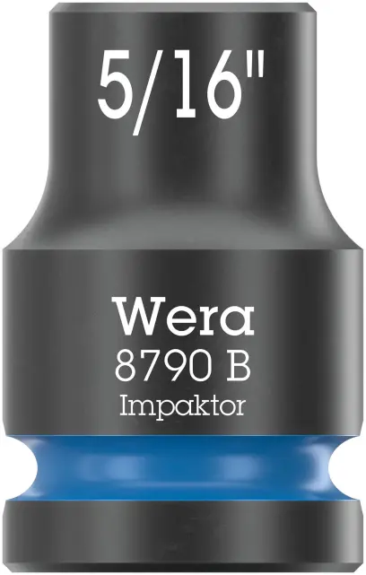 Wera 005515 Nástrčná hlavice 3/8" 6hran 5/16" Impaktor 8790 B, palcová, rázová (W05005515001)