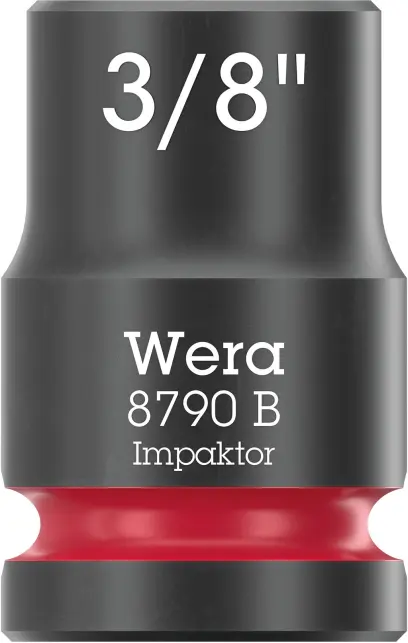 Wera 005516 Nástrčná hlavice 3/8" 6hran 3/8" Impaktor 8790 B, palcová, rázová (W05005516001)